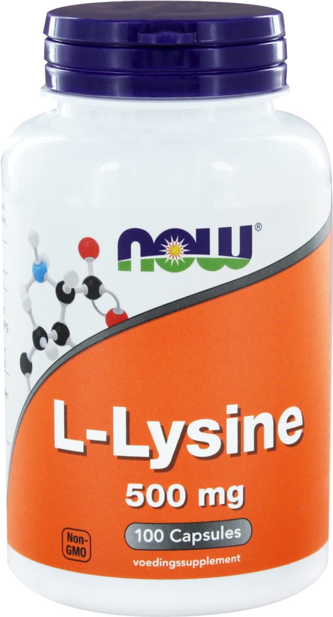 Goedkoopste Now L-Lysine 500 mg Capsules 100 st