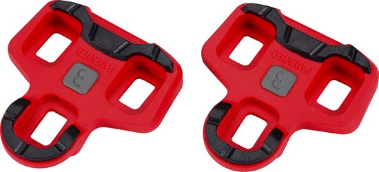 BBB Cycling MultiClip Look Keo Schoenplaatjes 7° Speling - Rood BPD-04A