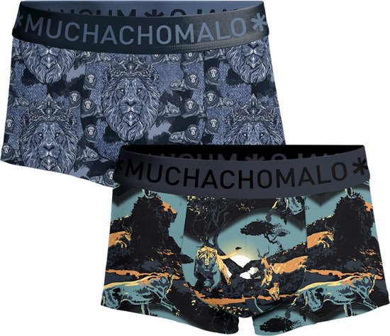 Muchachomalo Heren Trunks- 2 Pack - Maat XXXL - 95% Katoen - Mannen Onderbroeken