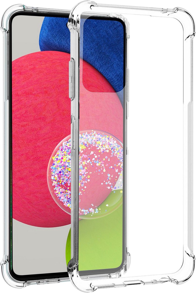 Samsung Galaxy A52 hoesje transparant siliconen backcover shockproof