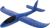 Grand planeur en mousse - Avion en mousse XXL - Jouets d'extérieur - Avion à lancer - Avion pour enfants XL - Mousse - Bleu