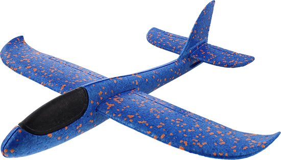 Schuim zweefvliegtuig - Foam vliegtuig - Buitenspeelgoed - Werpvliegtuig - Kinder vliegtuig - Schuim - Willekeurige kleur - Merkloos
