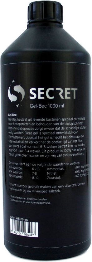 Tropical Bactinin Vijver Levende Bacteriën 500 Ml | 500 ml
