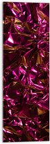 Acrylglas - Foto van Patroon met Roze Folie - 30x90 cm Foto op Acrylglas (Wanddecoratie op Acrylaat)