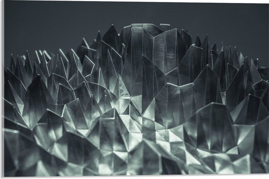Acrylglas - Abstracte IJzeren Pinnen - 60x40 cm Foto op Acrylglas (Wanddecoratie op Acrylaat)