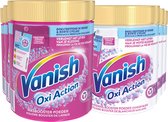 Vanish Oxi Action - Whitening & Wasbooster Poeder - Vlekverwijderaar Voor Witte & Gekleurde Was - 1000g x 6 - Voordeelverpakking