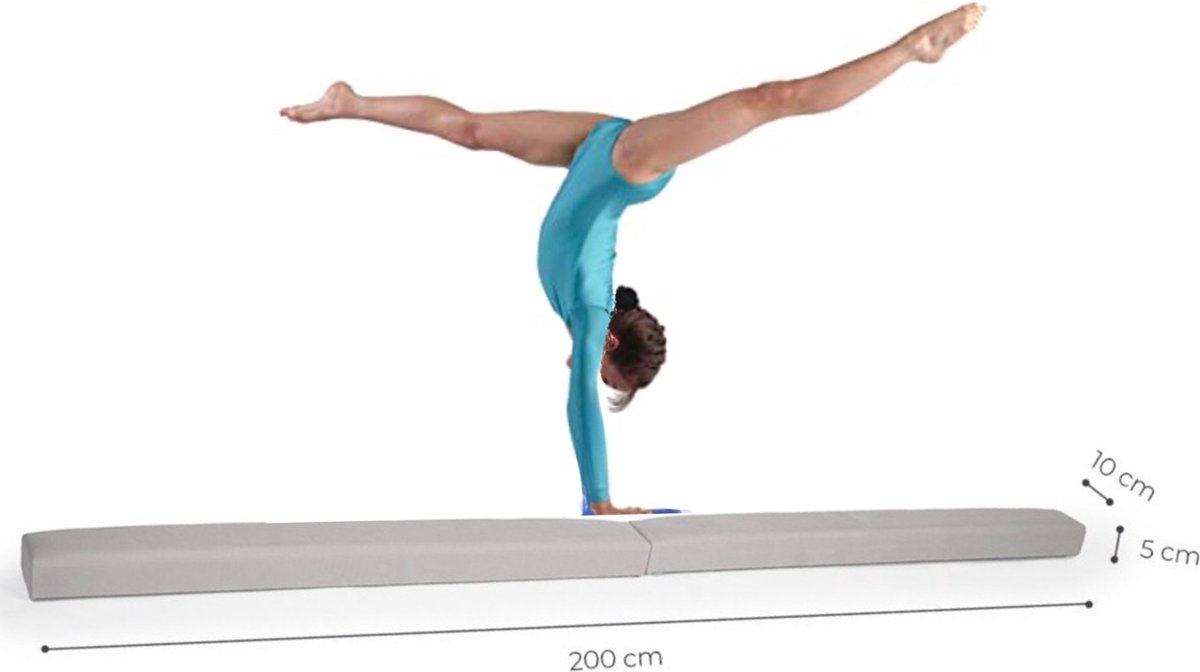 Barre de gymnastique pliable - 0 m - Grijs - Poutre d'équilibre