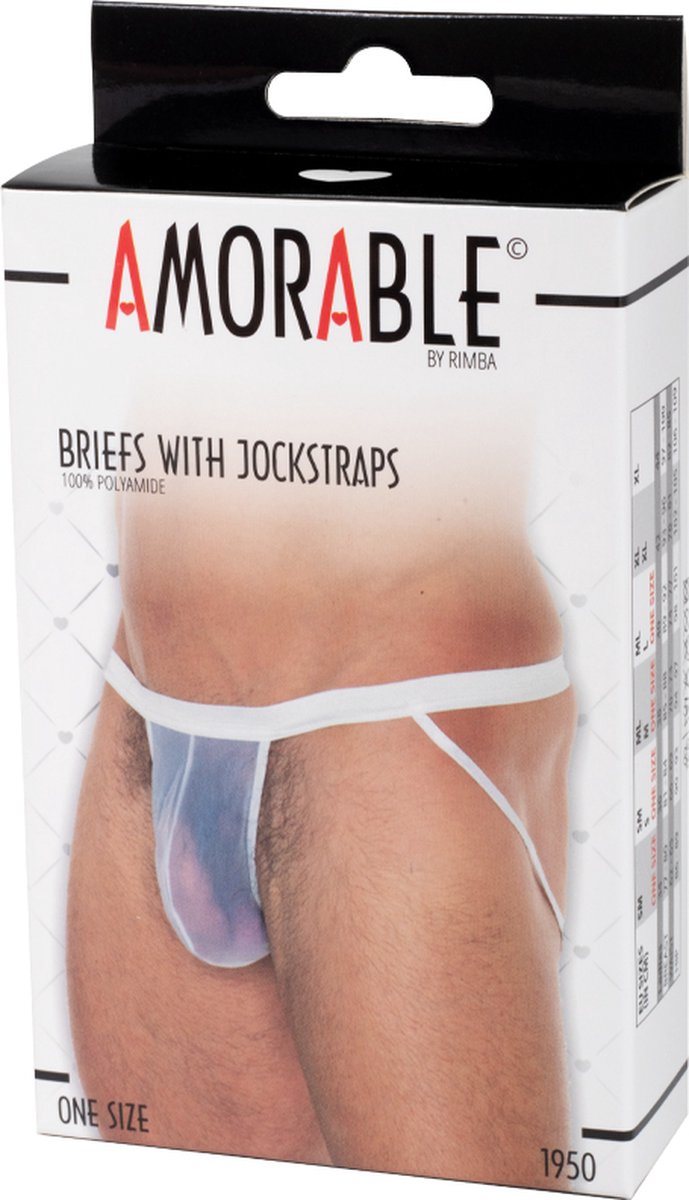 Agoky Jockstrap String Pour Homme En Dentelle Transparente - Sous-vêtement Sensuel Taille Basse