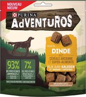 AdVENTuROS - Snacks pour chien - Saveur de dinde - 3 x 90g