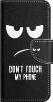 Do not touch agenda wallet case hoesje Telefoonhoesje geschikt voor Samsung Galaxy A14