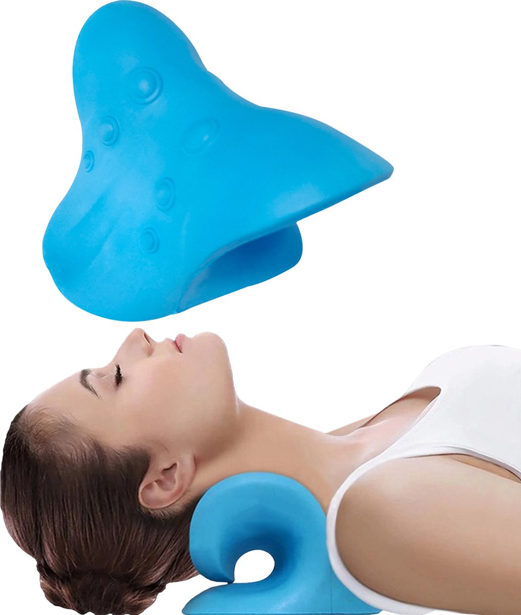 Goedkoopste Nekstretcher - Voor Nek- en Rugklachten - Traagschuim - Neck Releaser - Massagekussen - Nekmassage apparaat - Nek Stretcher