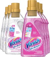 Vanish Oxi Action - Whitening & Wasbooster Liquid - Vlekverwijderaar Voor Witte & Gekleurde Was - 1500ml x 6 - Voordeelverpakking