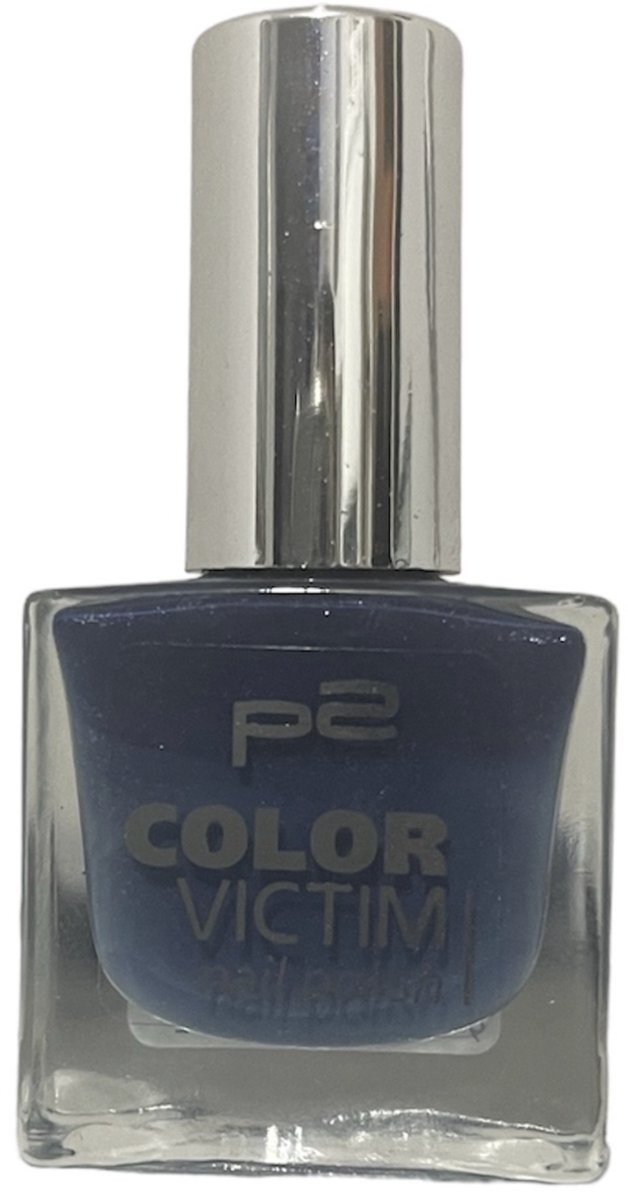 P2 Cosmetics EU Color Victim Nagellak 333 Be My Guy 8ml nivy blue shimmer