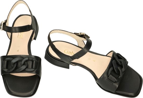 Gabor -Dames - zwart - sandalen - maat 39