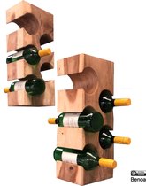 Benoa Stormtown Suar Wine Rack Hanging 50 cm