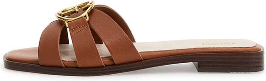 Slippers Femme Guess Symo - Cognac - Taille 38