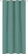 INSPIRE - verduisterende gordijnen - dekkend gordijn AREL - B.140 x H.280 cm - gordijnen met oogjes - polyester - turkoois groen
