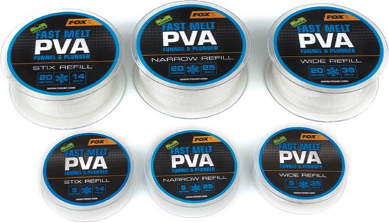 PVA Mesh System Fast Melt - 20M Refills Edges Fox — afbeelding 2