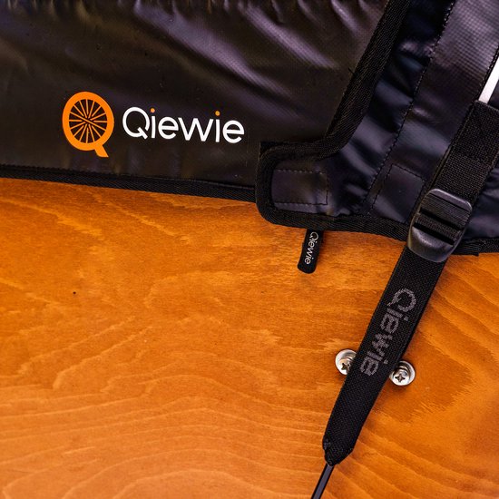 Regentent Luxe Zwart EXCLUSIEF stokkenset - ALLEEN geschikt voor de Babboe City bakfiets - Qiewie van Qiewie — afbeelding 4