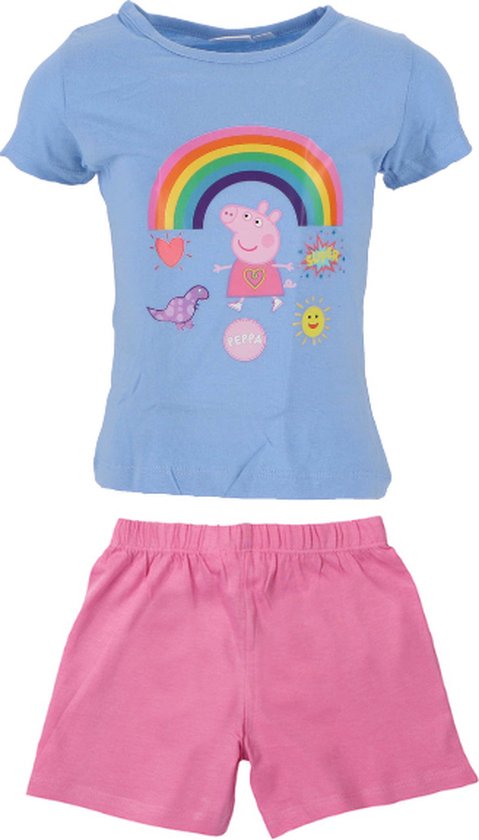Jerry Fabrics Peppa Pig Kinderbeddengoed Leuchtmotiv met Luzie Locke, Zoe Zebra, Playmates Busy Having Fun! Regenboog dekbed 140x200 kussen 70x90 cm, 100% katoen Jerry Fabrics Peppa Pig Kinderbeddengoed Leuchtmotiv met Luzie Locke, Zoe Zebra, Playmates Busy Having Fun! Regenboog dekbed 140x200 kussen 70x90 cm, 100% katoen