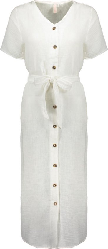 Only Jurk Onlthyra Button Down Dress Wvn 15292919 Cloud Dancer