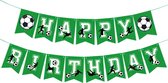 Voetbal Slingers Voetbal Versiering Verjaardag Happy Birthday Slinger Kinderfeestje Verjaardag Versiering