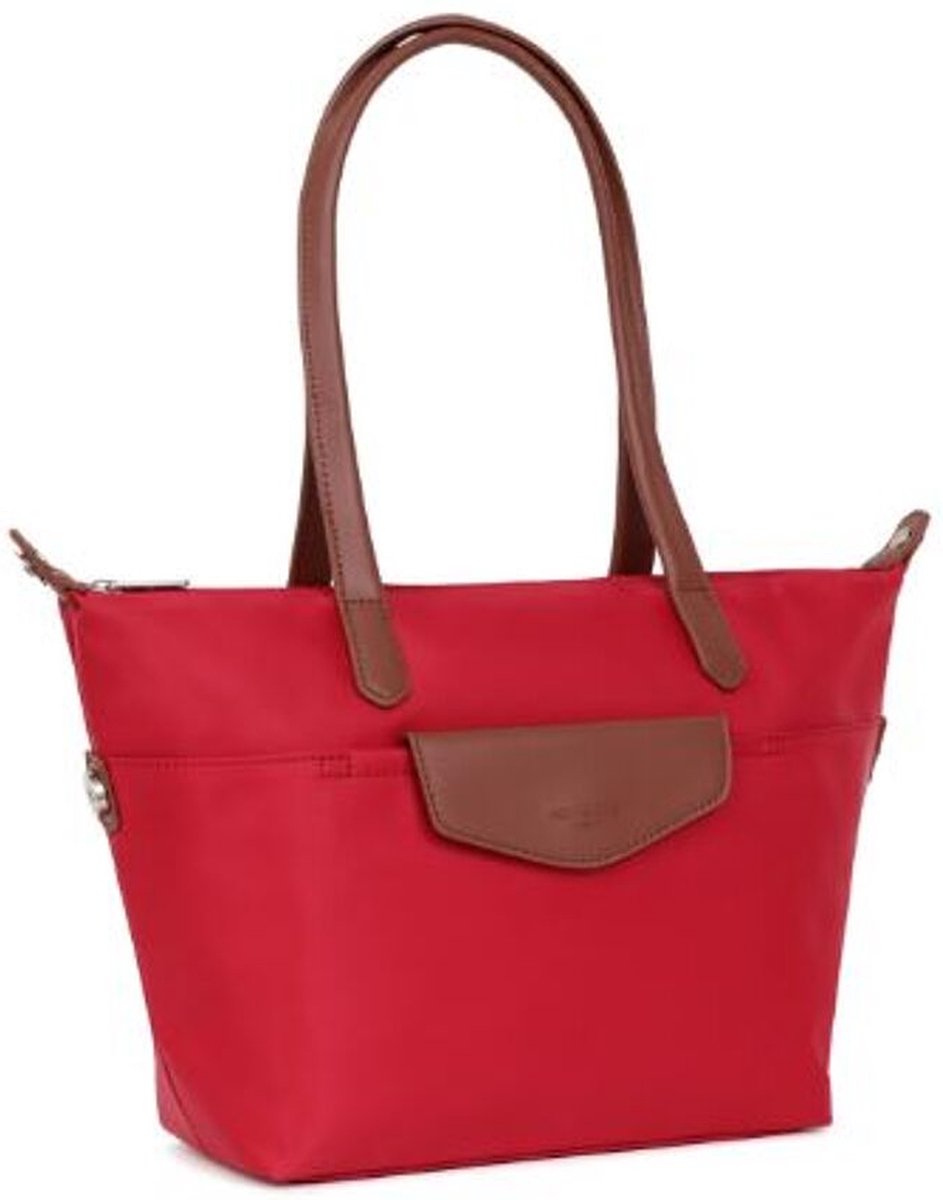Hexagona Dames Schoudertas | Rood | Maat: One Size