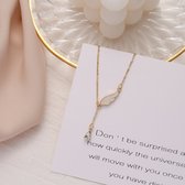 Fashion jewelry|Dames Ketting|Valentijns cadeau| gift|verrassing||Engelvleugel
