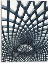Acrylglas - Abstract Kunstwerk met Vakken - 30x40 cm Foto op Acrylglas (Met Ophangsysteem)