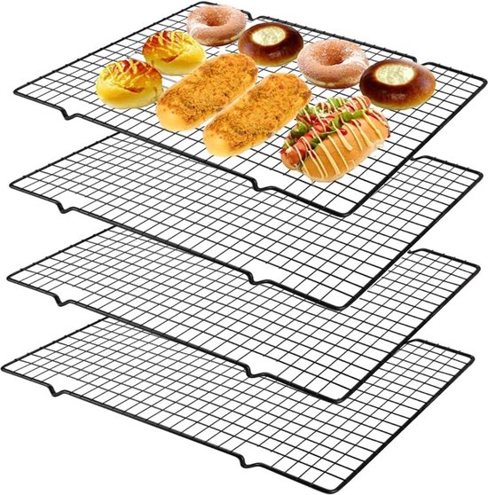 Roestvrijstalen grillrooster, 45 x 37 cm, van Europees roestvrij staal