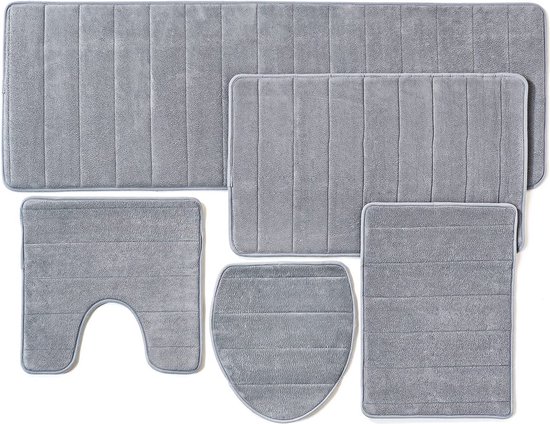 WECONhome Vloerkleed, antislip, vintage badkamertapijt, met oosters