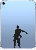 Tablet Cover iPad (2022) 10.9 Hoesje Super als Cadeau voor Kleinzoon Floss Fortnite met doorzichte zijkanten