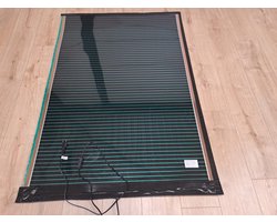 Karpetverwarmer 100x100cm met isolatie 3mm 100W/m2
