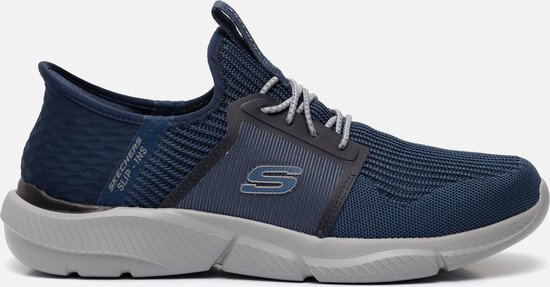 Skechers Ingram Brackett Sneakers blauw Textiel - Heren - Maat 48 | bol.com
