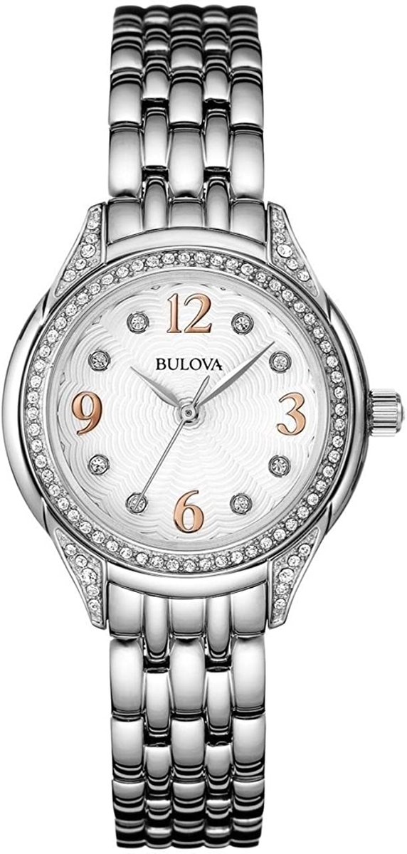 Bulova 96L212 Horloge - Staal - Zilverkleurig - Ø 29 mm