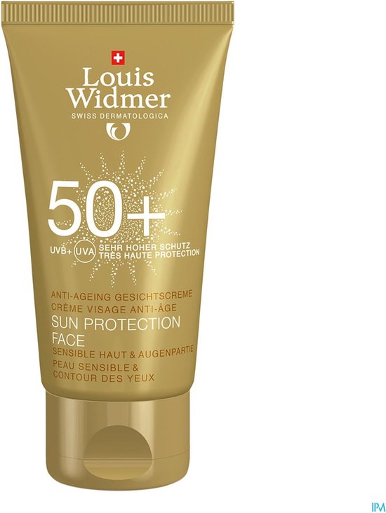 Louis Widmer - Zonnebrand - Sun - Protection - Face - 50+ Ongeparfumeerd 50  ml | bol.com