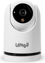 Umea Babyfoon - Babyfoon met Camera - Camera Beveiliging - Beveiligingscamera - 1080P - Geluid en Bewegingsdetectie - Met App - Wit