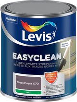 Levis EasyClean - Peinture de mélange contre les rayures noires - Mat - Shady Purple C70 - 1L