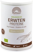 Mattisson - Biologische Erwten Proteïne Poeder - 80% Eiwitgehalte - Vegan Eiwit Supplement - 350 Gram