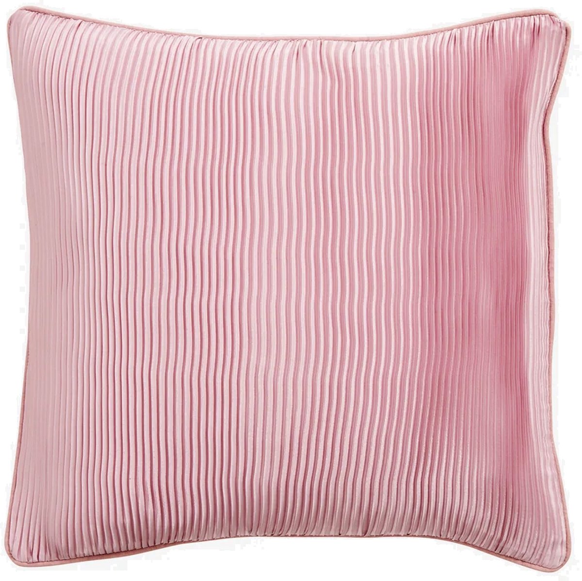 Nordal Sierkussen hoes Plisseret Roze 50 x 50 cm voorzien van rits