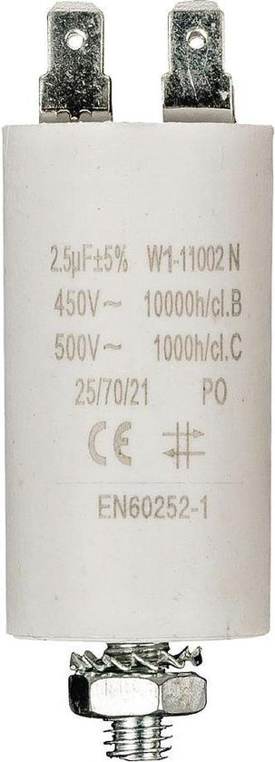 Foto: Fixapart w1 11002n condensator 2 5 uf 450 v aarde