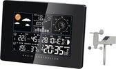 Balance Weerstation Binnen En Buiten met Solar Buitensensor Zwart