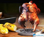 Marinjoc - Grille poulet - Support poulet bbq - Grillades Kip - Grille Kip pour four et ou bbq - Accessoires barbecue