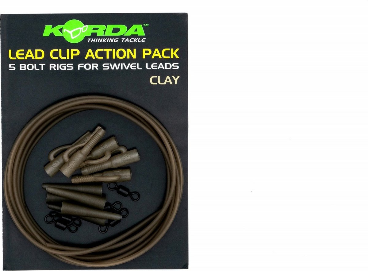 Korda Lead Clip Action Pack Grav (KLCAP