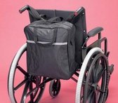 Adhome Opbergtas rolstoel 36 x 39 x 15 cm - kleur: zwart