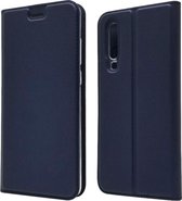Huawei P30 Flip Hoesje met Kaart Houder Blauw
