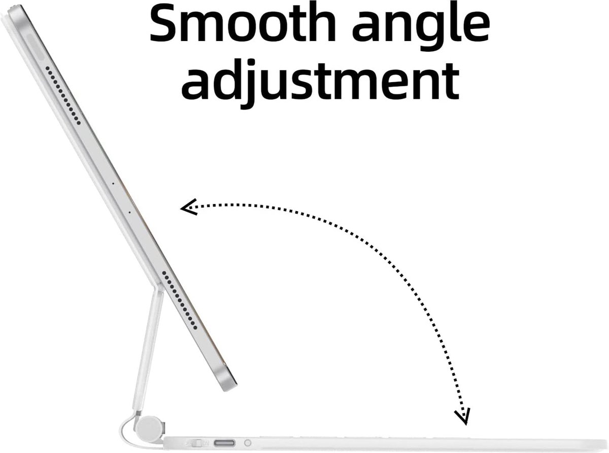 Ipad Beschermhoes WINCHKING Bluetooth Toetsenbordhoes Voor IPad Pro 12.9 (2015/2017) - Met Touchpad & Achtergrondverlichting 12.9 Hülle Mit Tastatur Und Stifthalter