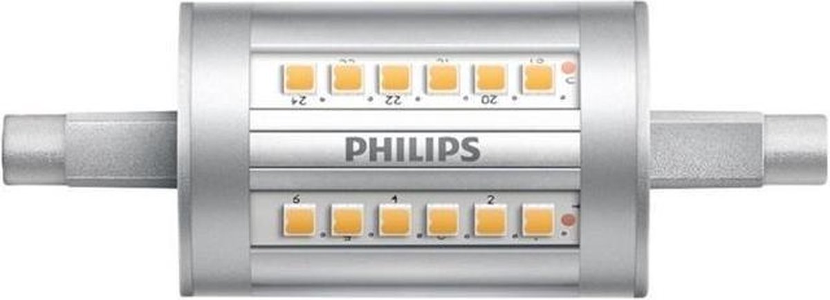 Philips 78mm LED R7s - 7.5W (60W) - Koel Wit Licht - Niet Dimbaar | bol.com