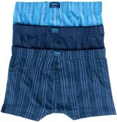 Retroshorts herenonderbroek blauw 3-pack maat 12
