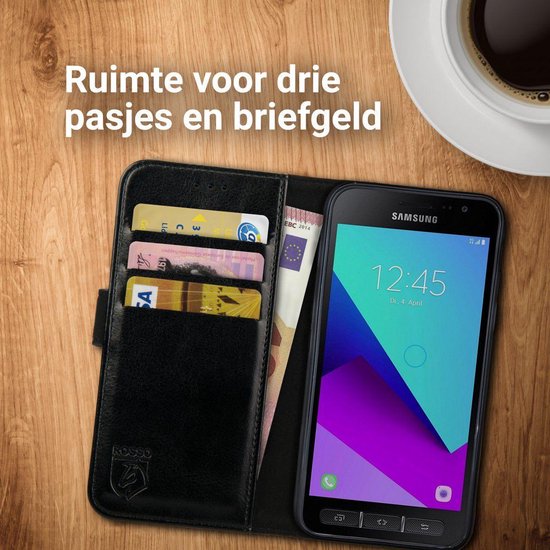 Rosso Element Samsung Galaxy Xcover 4 / 4s Book Cover Zwart